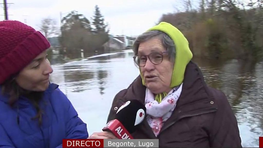 'CAD' habla con una afectada por el temporal en Lugo