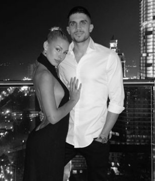 Jessica Goicoechea y Marc Bartra
