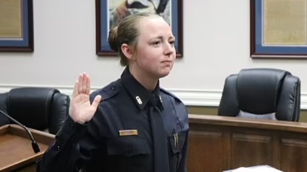 Maegan Hall, la agente despedida por tener sexo con compañeros estando de servicio