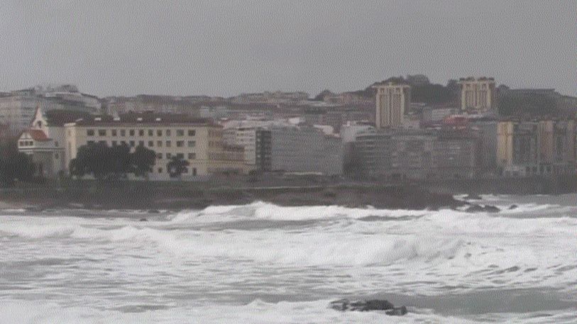 Los efectos del temporal Fien en Galicia