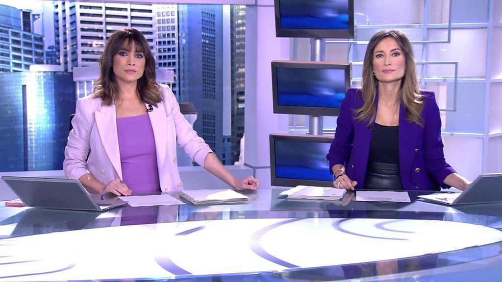 Con Arancha Morales y Leticia Iglesias Informativos Telecinco 2023 Matinal 18/01/2023