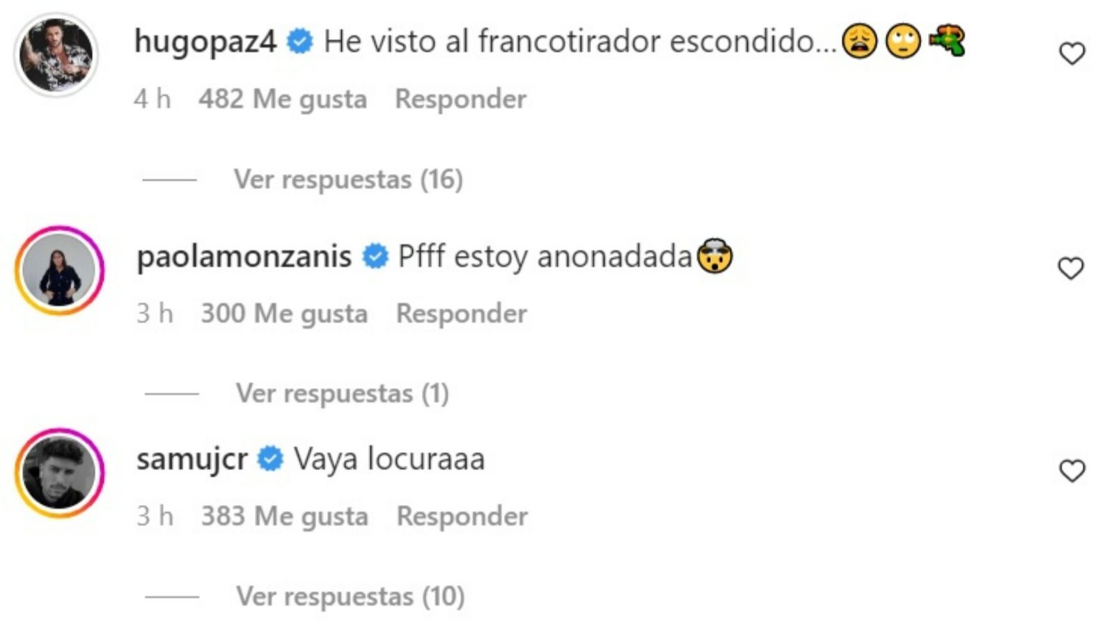 Algunos de los comentarios de los exconcursantes de 'La isla de las tentaciones'