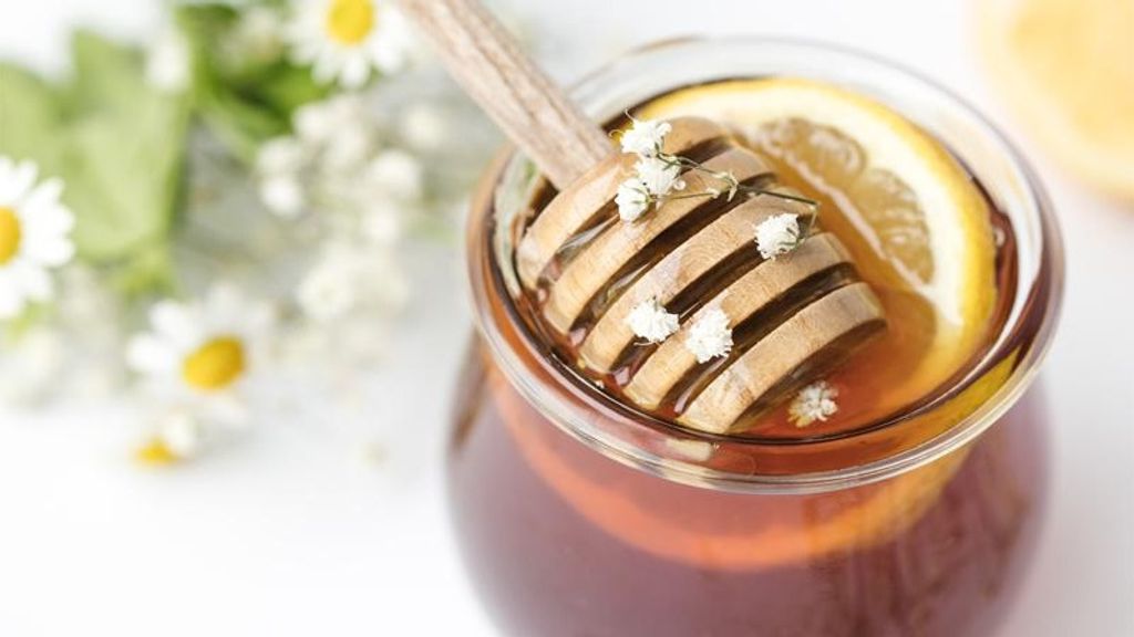 La miel aliviará la garganta.