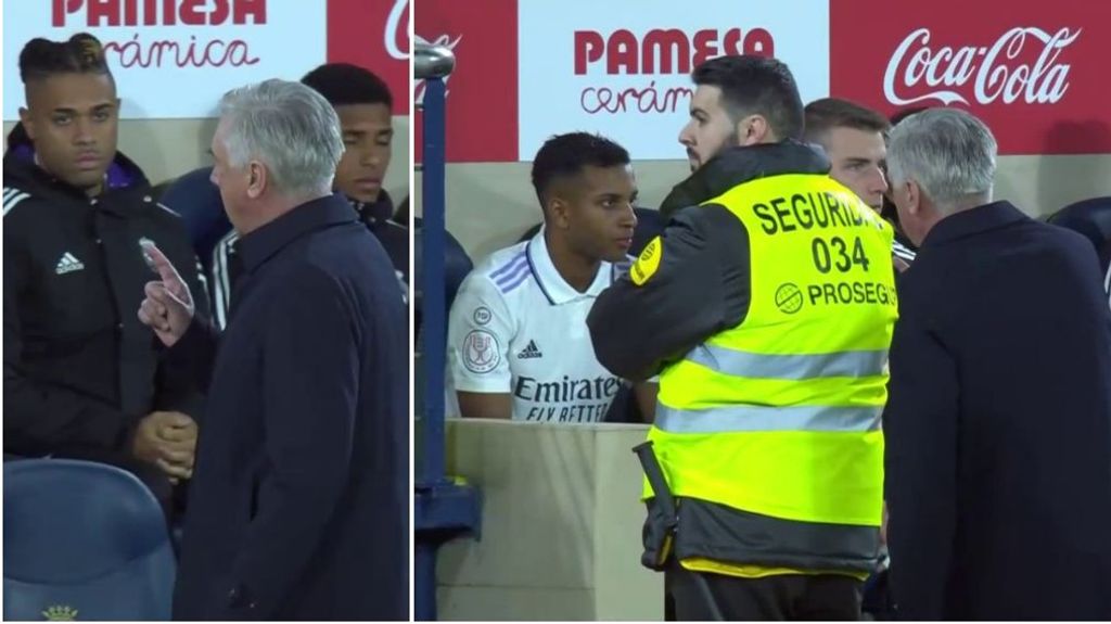 Ancelotti se encara con Rodrygo: al técnico no le gustó nada su comportamiento tras ser sustituido