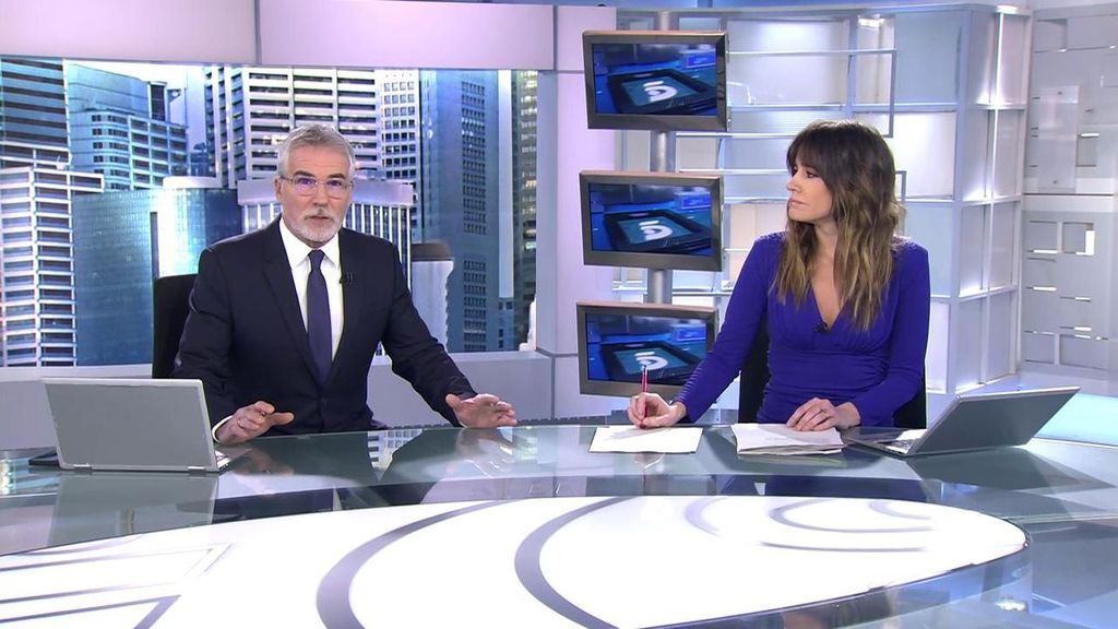 Con David Cantero e Isabel Jiménez Informativos Telecinco 2023 Mediodía 19/01/2023