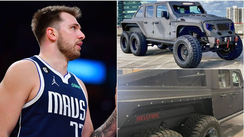 Luka Doncic aparece en un "tanque" en la NBA: sus compañeros no se lo podían creer