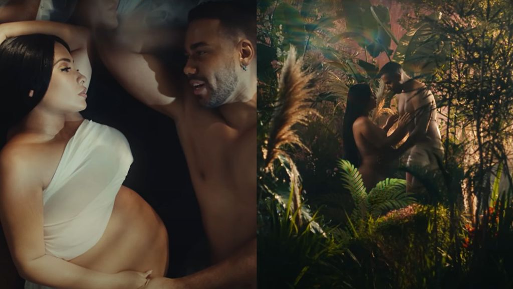 Romeo Santos y su pareja