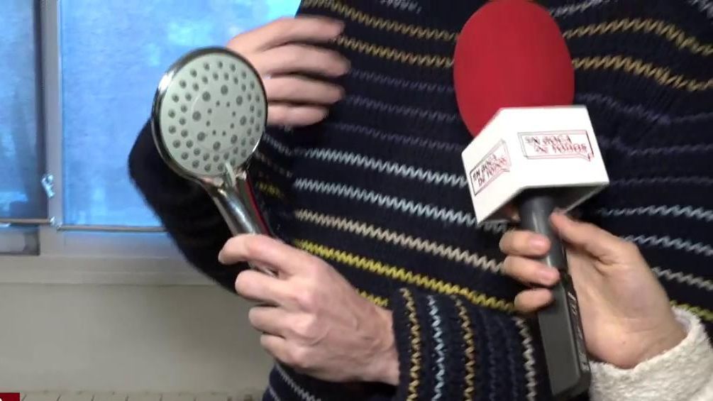 Un mango de ducha eco.