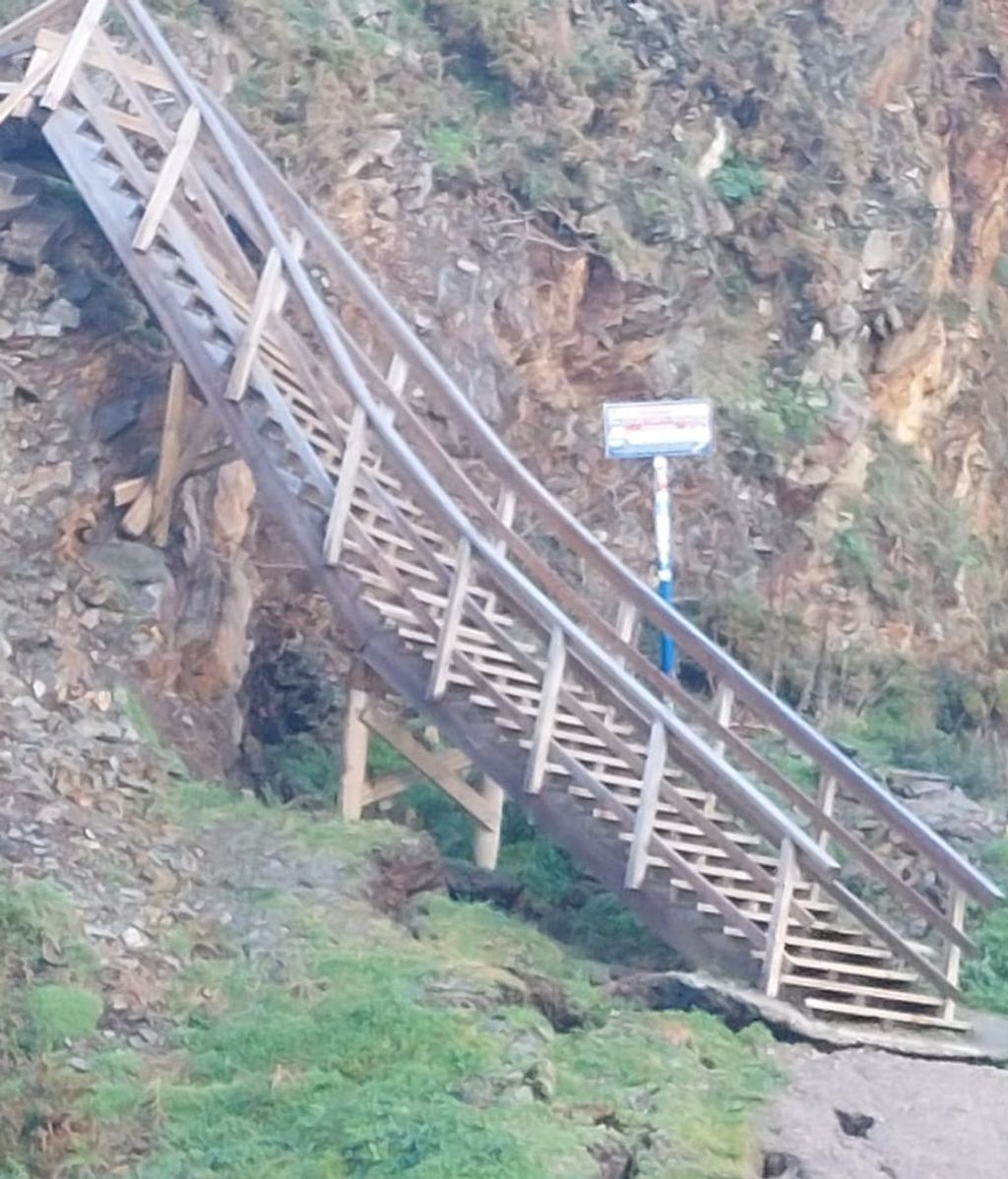 Estado en el que se encuentra la escalera de acceso.