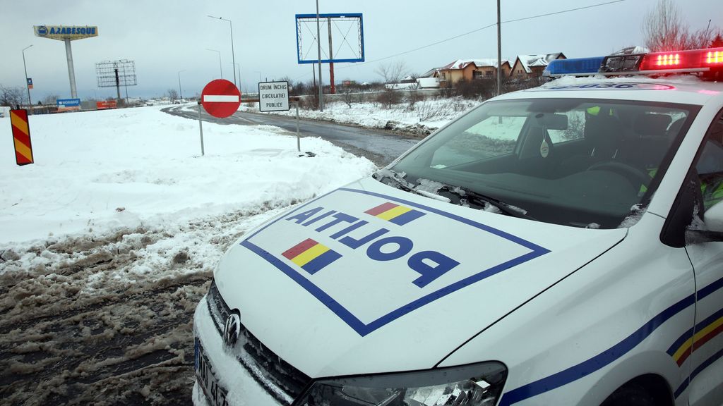 EuropaPress 4936525 coche policia rumania capital bucarest