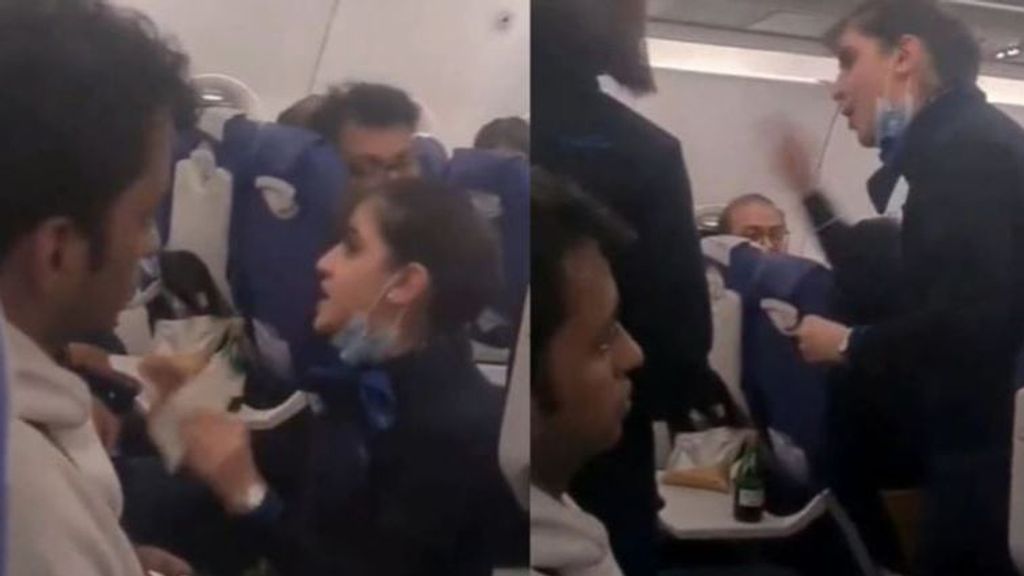 Se hace viral la respuesta de una auxiliar de vuelo a un pasajero impaciente