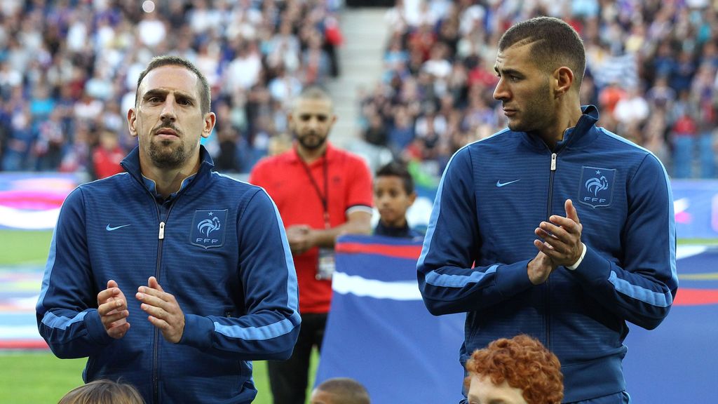Franck Ribéry y Karim Benzema