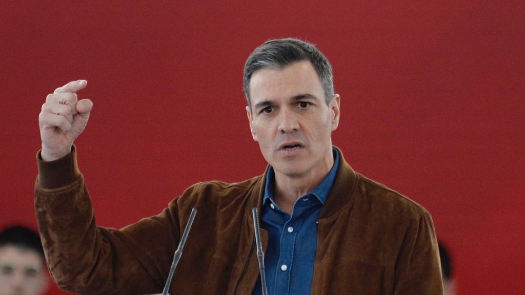 Pedro Sánchez en acto del partido en Valladolid