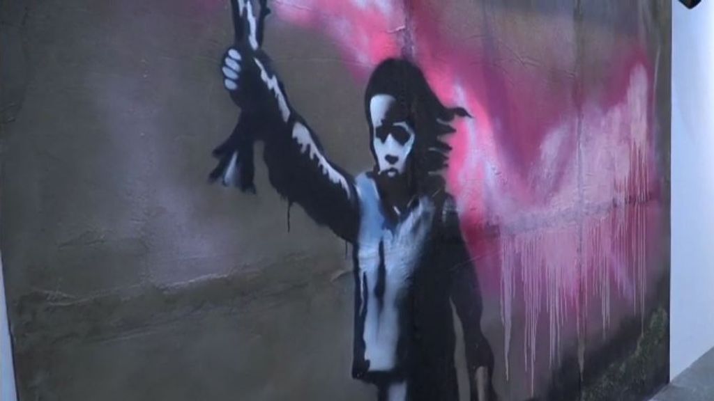 Banksy triunfa en Moscú y San Petersburgo a pesar de su mensaje antibelicista