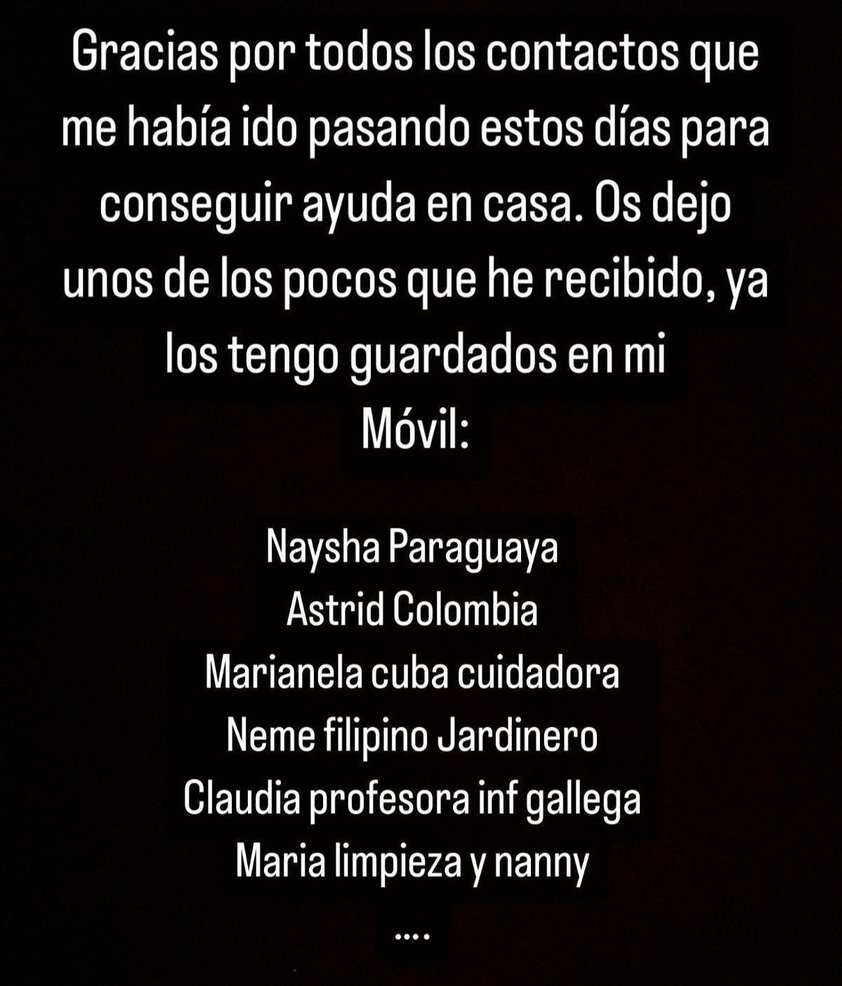 Historias de Carla Barber