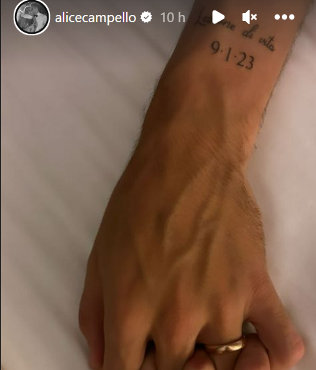 El tatuaje de Álvaro Morata tras el susto de su mujer