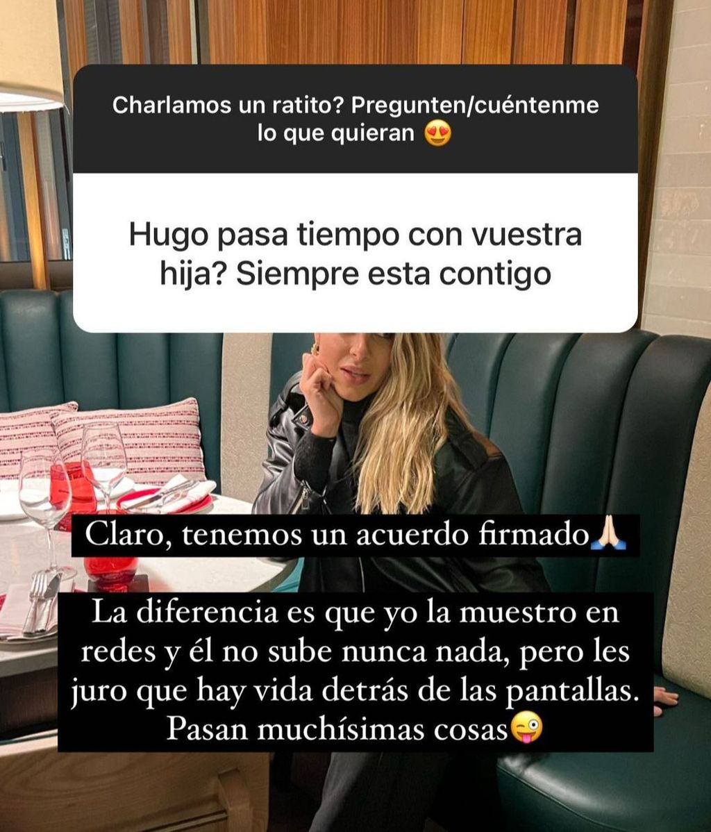 Ivana Icardi, sobre el acuerdo que tiene firmado con Hugo Sierra