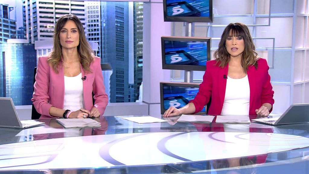 Con Arancha Morales y Leticia Iglesias Informativos Telecinco 2023 Matinal 24/01/2023