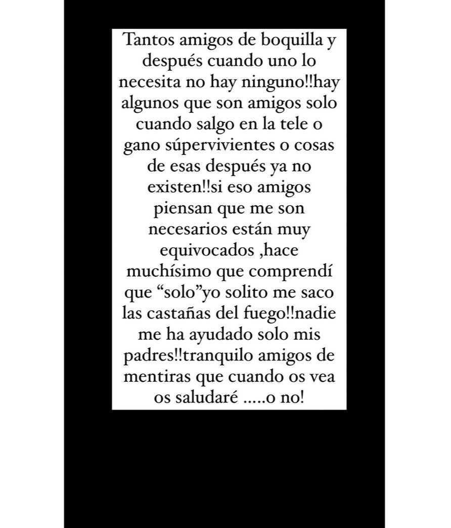 Alejandro Nieto ha estallado contra los que él creía que eran sus amigos