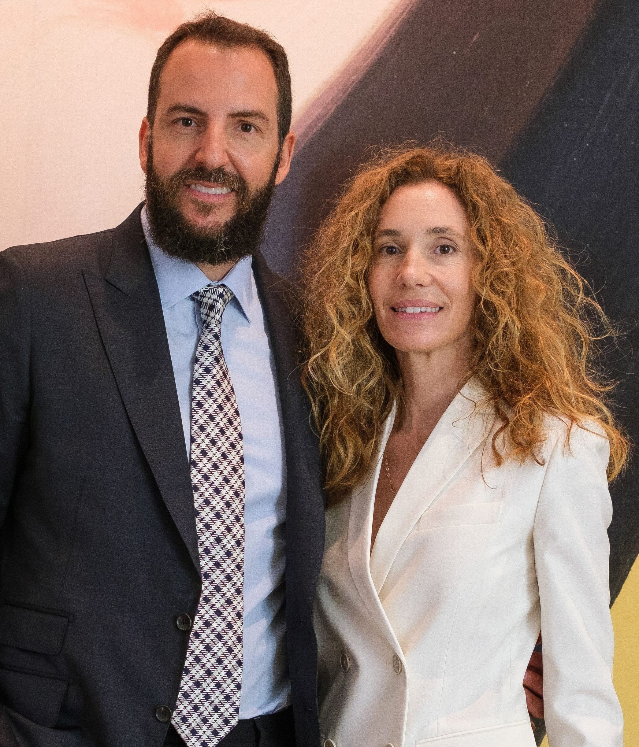 Borja Thyssen y Blanca Cuesta, en un acto en 2022