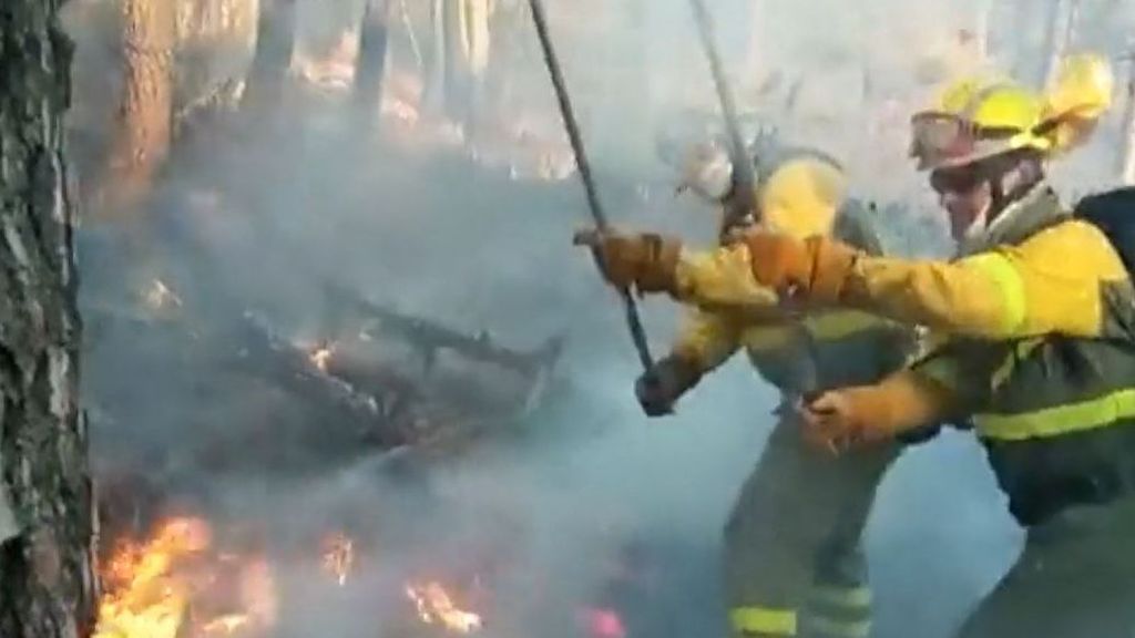 Controlado el primer incendio del año tras 12 horas de fuego en la Sierra de Gredos