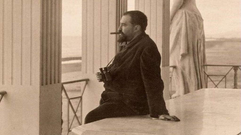 El escritor valenciano Vicente Blasco Ibáñez