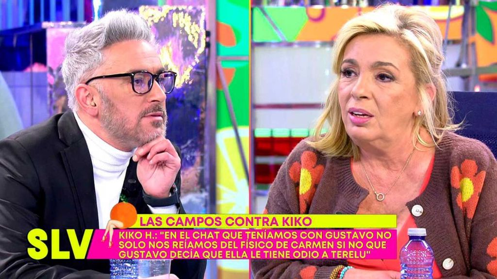 Kiko Hernández saca de sus casillas a Carmen Borrego: "¿Tú le has contado algo muy grave de tu sobrina a alguien?”