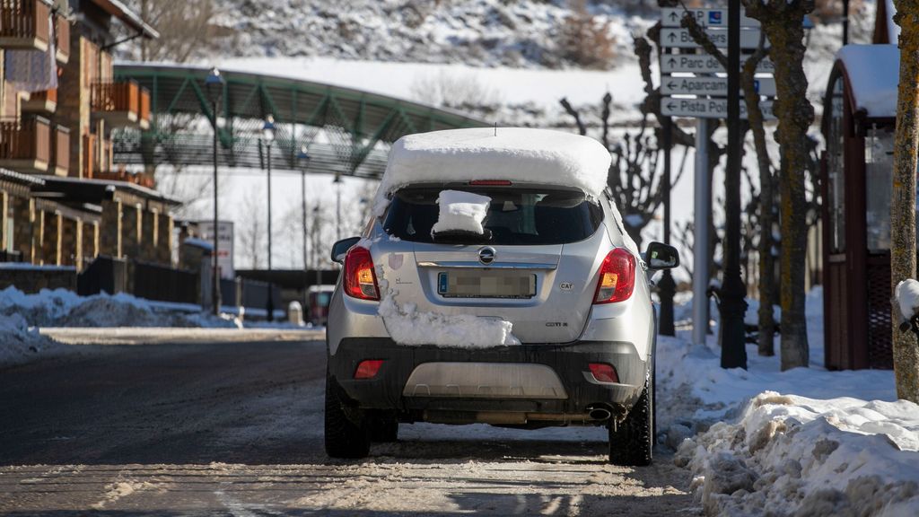 Nevada en puntos de Cataluña