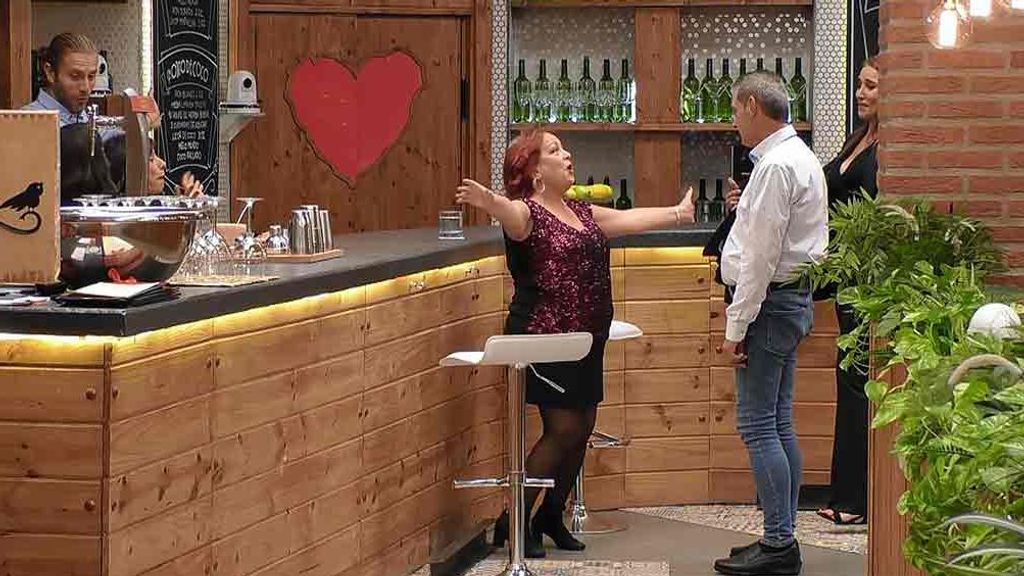 Susana y Alberto durante su cita en 'First Dates'