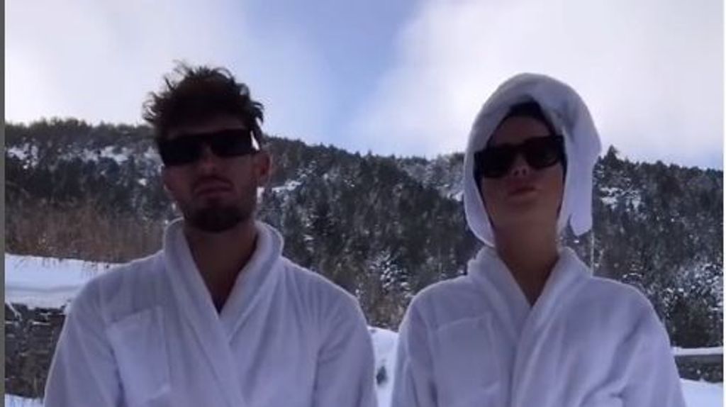 Así ha sido el lujoso viaje de Andreu y Paola a la nieve