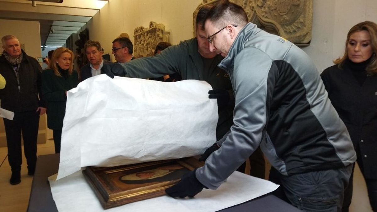 Cuadros devueltos a Polonia por el Museo de Pontevedra. Cuadros devueltos a Polonia por el Museo de Pontevedra.