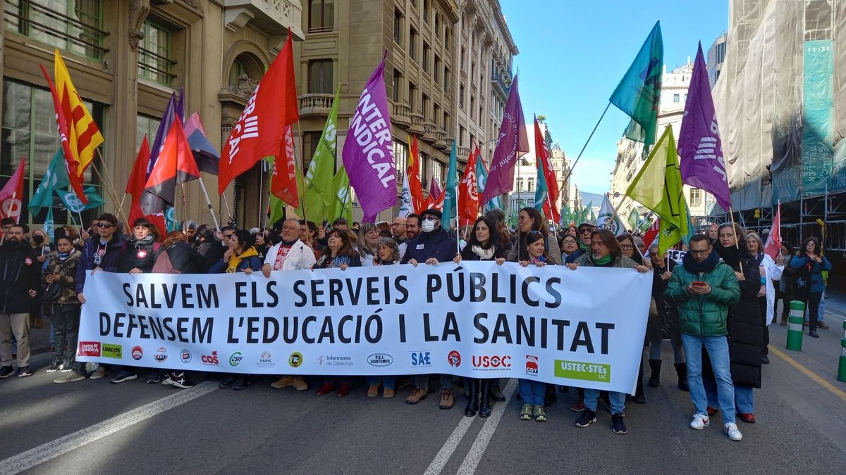 Manifestación a Barcelona