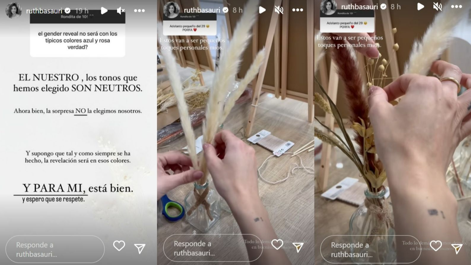 Ruth Basauri ya tiene la fiesta del 'gender reveal' preparada