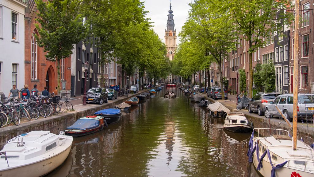 Ámsterdam es una de las ciudades que se encuentra bajo el nivel del mar