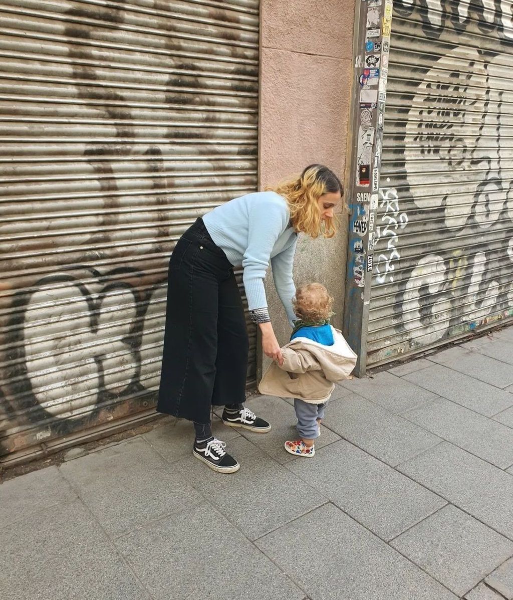 Azahara Ferviú con su sobrino Marcelo