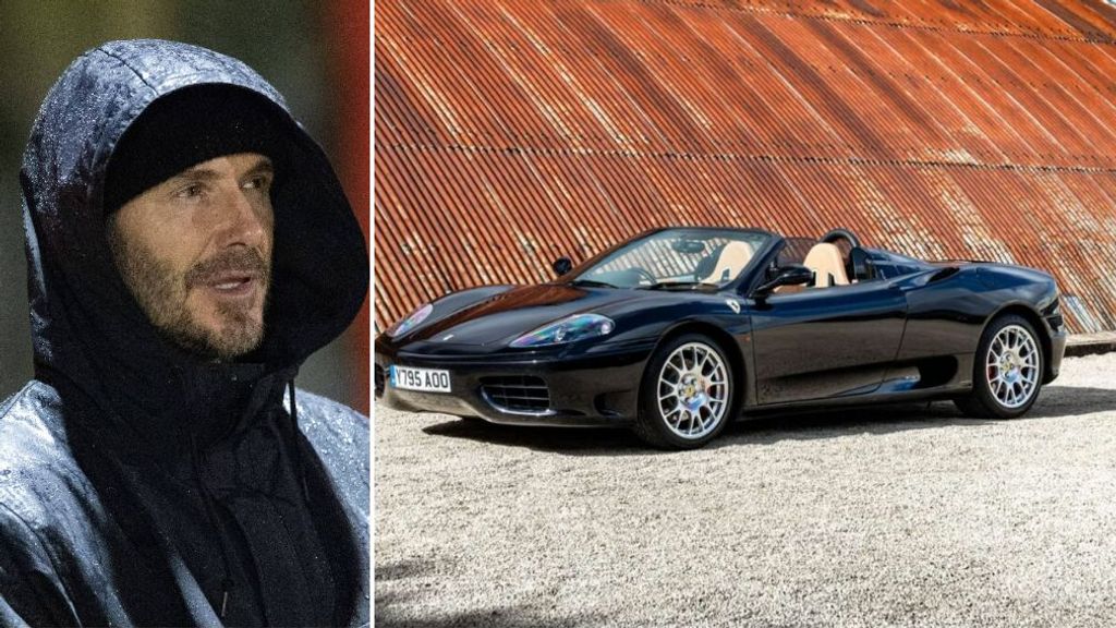 Beckham necesita dinero en metálico: pone a la venta uno de sus Ferrari por 120.000 euros