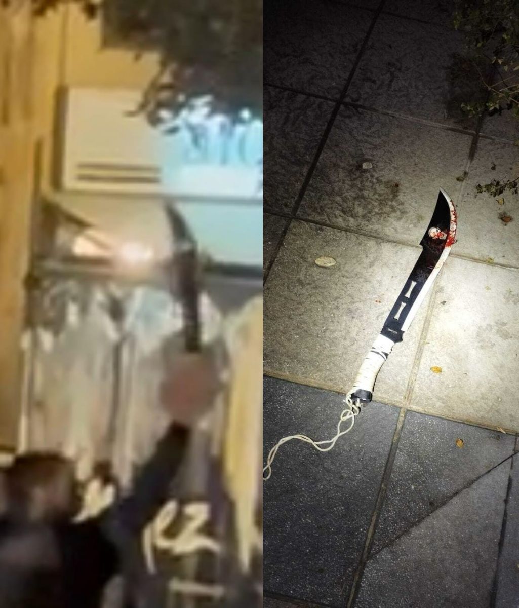 El supuesto arma del acusado de atacar las dos iglesias