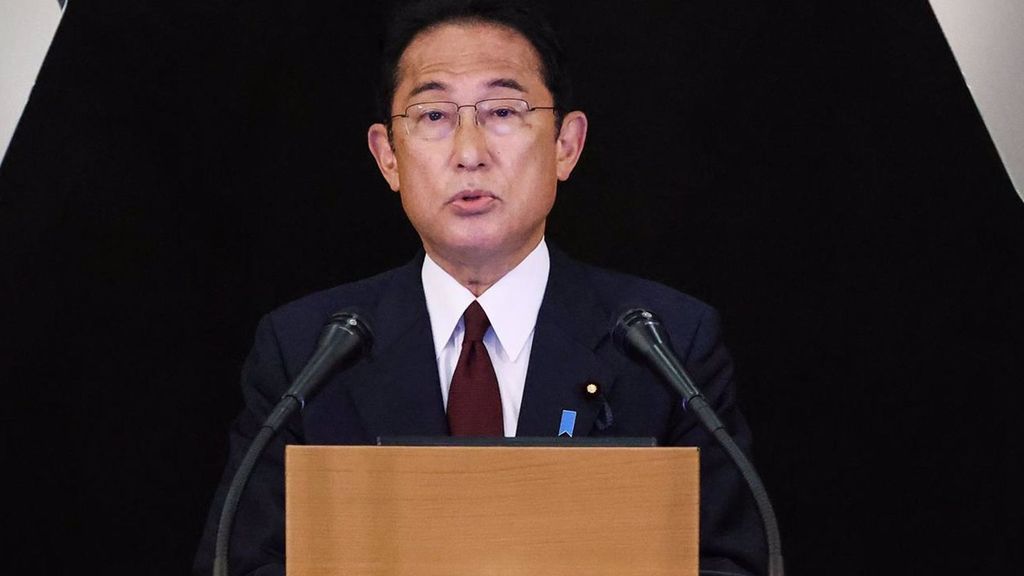 El primer ministro de Japón, Fumio Kishida