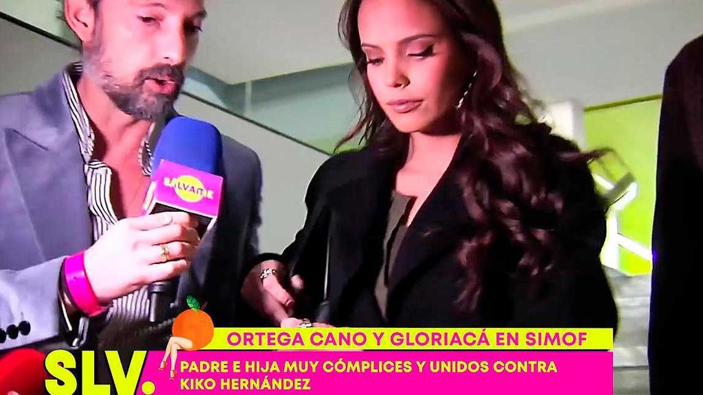Gloria Camila y Ortega Cano reaccionan ante las preguntas sobre Kiko Hernández: "Uhh ¡Qué va!"