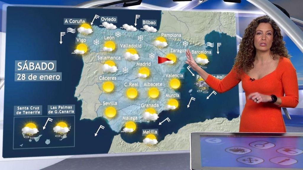 Las nevadas y el frío irán a más en España este fin de semana