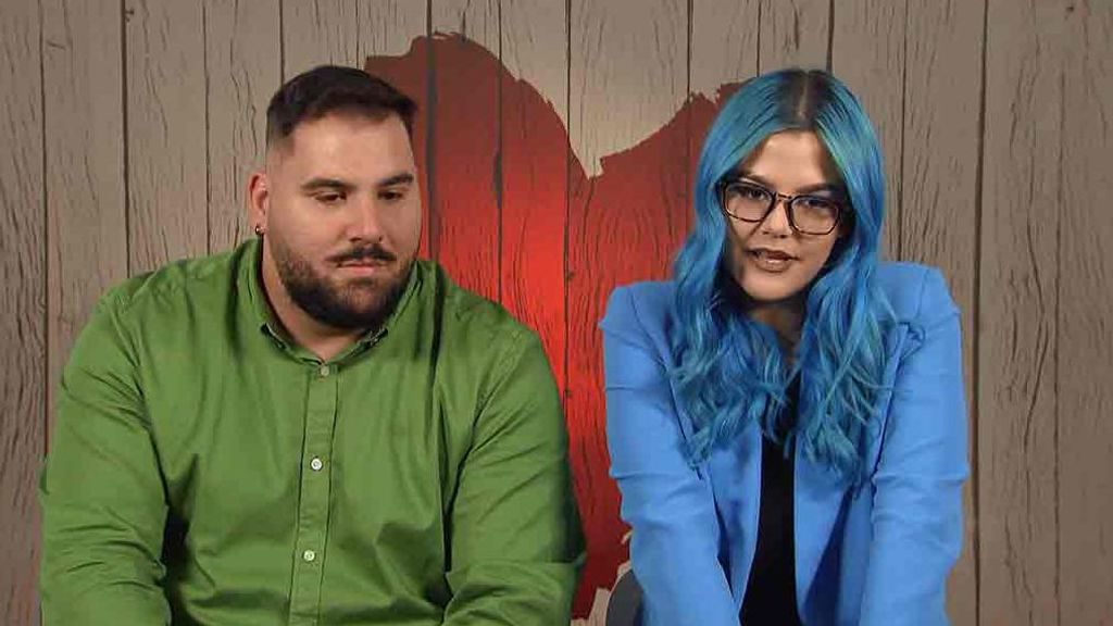 Sergio y Paloma durante su cita en 'First Dates'