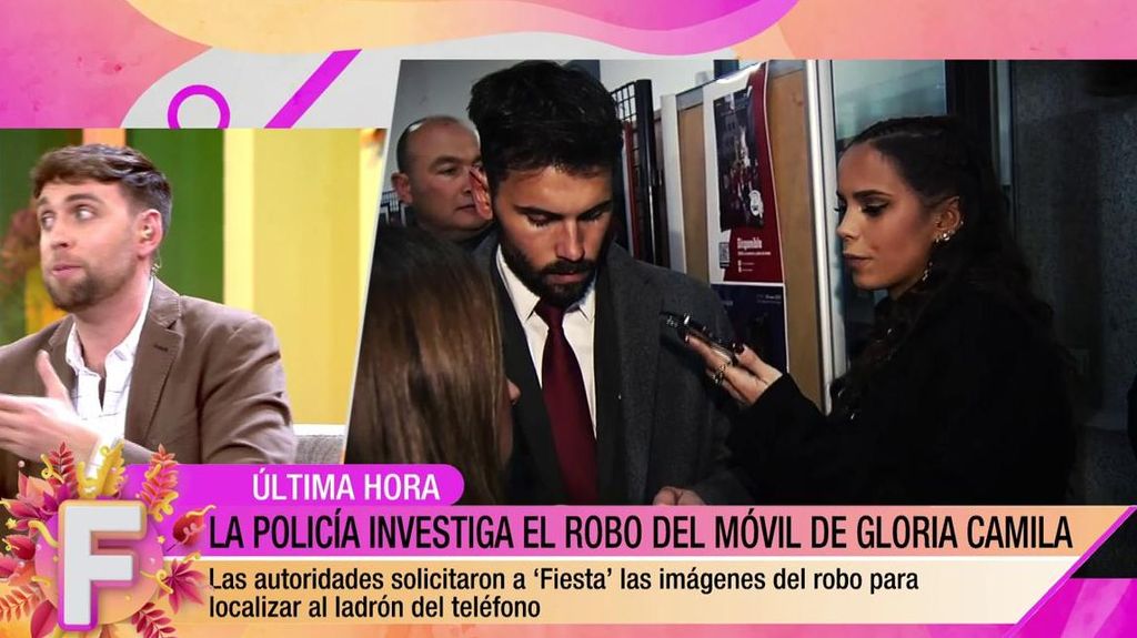 La Policía se presenta en Mediaset para investigar el robo del móvil de Gloria Camila