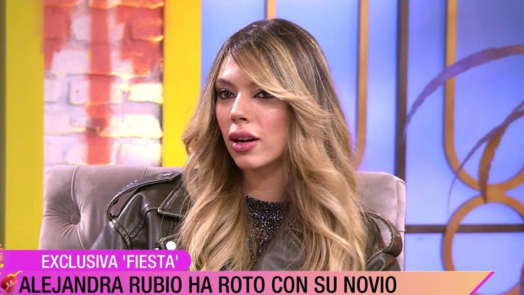 Alejandra Rubio confirma que ha roto con su novio Carlos