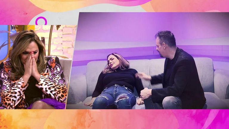 Amor Romeira revive su peor recuerdo en una hipnosis- Fiesta
