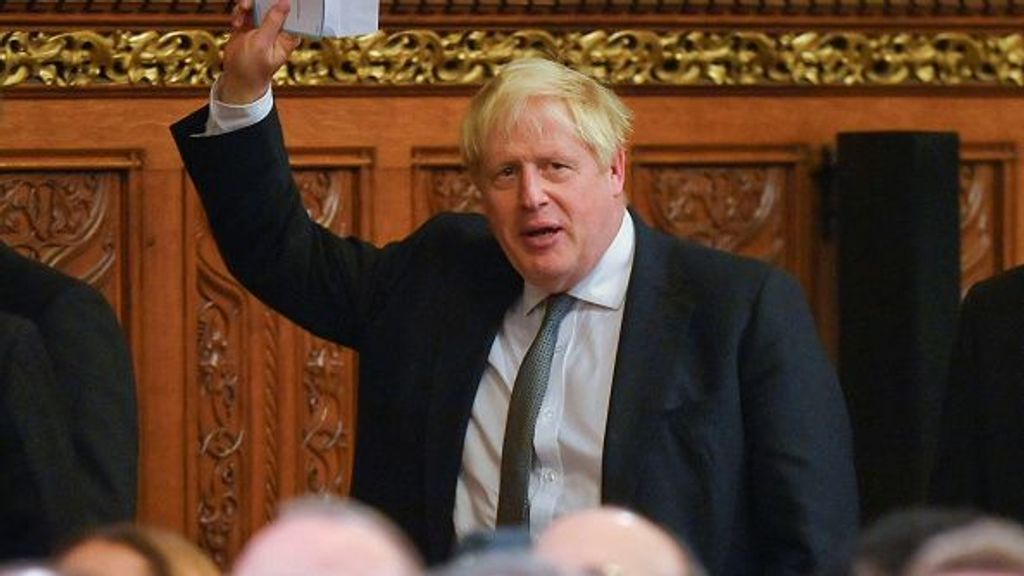 Boris Johnson ex-primer ministro del Reino Unido
