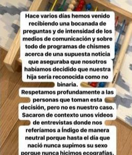 Camilo y Evaluna aclaran si están educando a su hija como no binaria