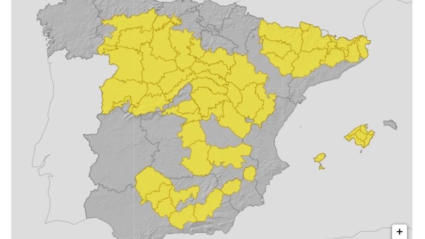 Avisos por temperaturas mínimas muy bajas previstos para el martes 31