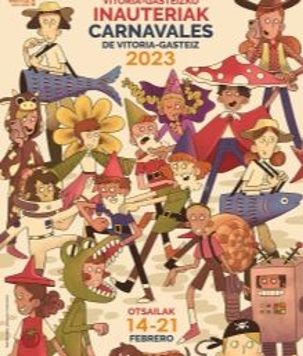Cartel ganador carnaval 2023 Vitoria
