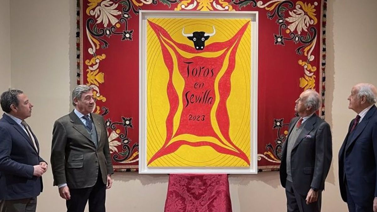 Norman Foster firma el cartel taurino de la Maestranza de Sevilla: cumple su "función de ser llamativo" Norman Foster firma el cartel taurino de la Maestranza de Sevilla: cumple su "función de ser llamativo"