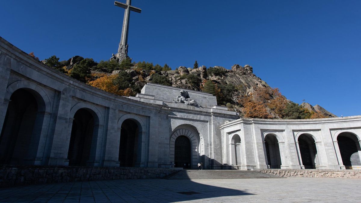 Archivo - Entrada de acceso a la basílica del Valle de los Caídos.